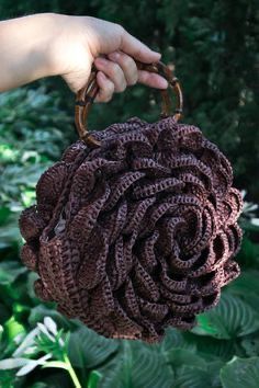 Peony Crochet Handbag