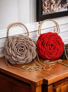 Peony Crochet Handbag