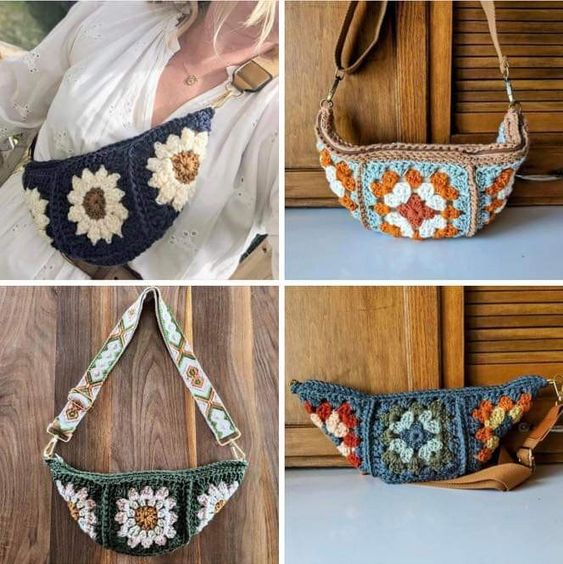 Square Cross Shoulder Purse