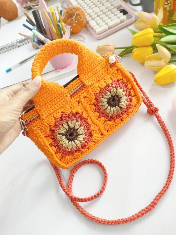 Classic Crochet  Purse