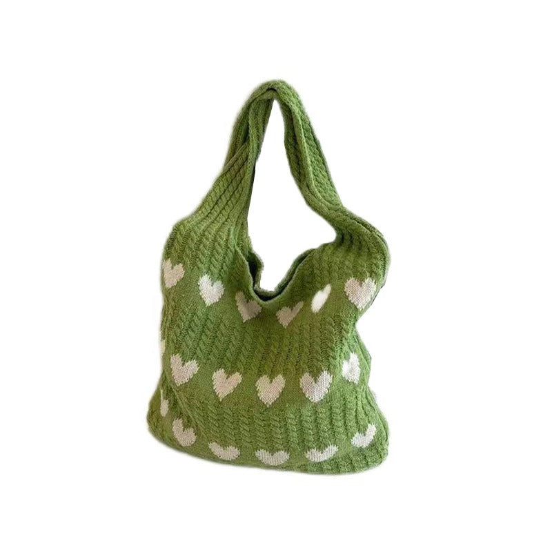 Knitted Handbags Female Large Capacity