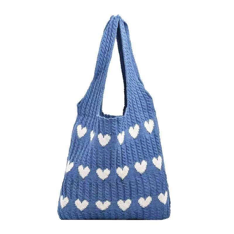 Knitted Handbags Female Large Capacity